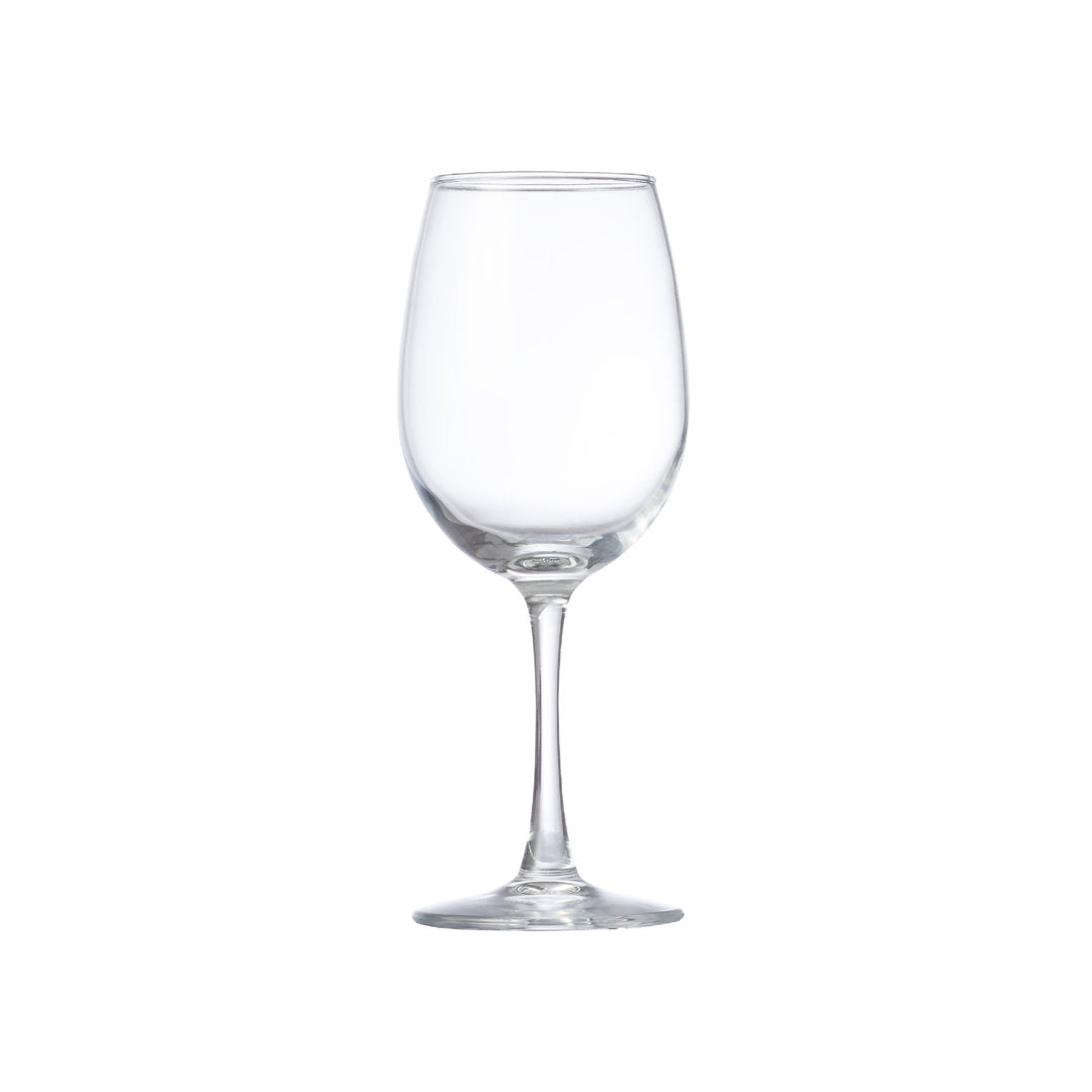 Pareja de copas de vino con caja de bambú
