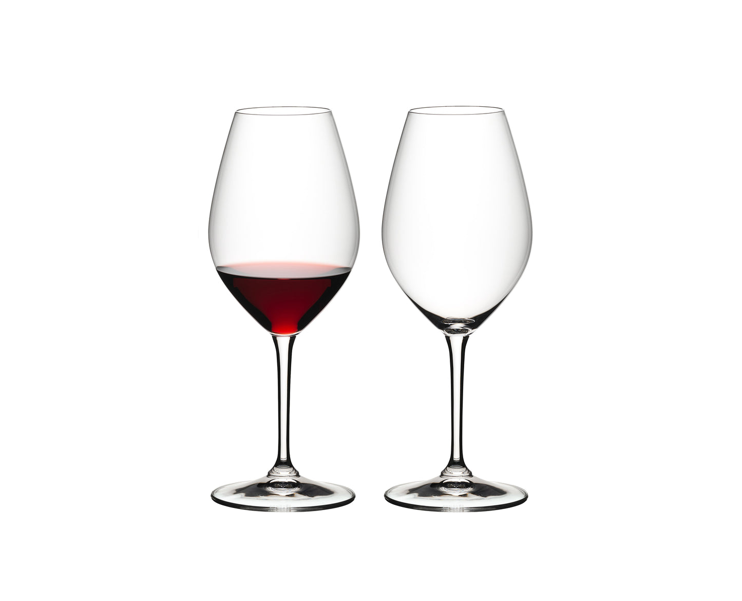 Pareja de copas Riedel personalizadas para vino tinto