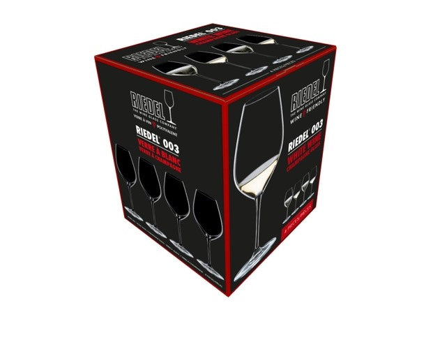 Pack de 4 copas Riedel personalizadas para vino blanco/cava