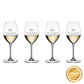Pack de 4 copas Riedel personalizadas para vino blanco/cava